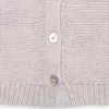 Lodger Topper Knit Merino vilnos kūdikio striukė, beržo spalvos, 56 dydis