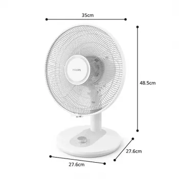 Philips 1000 Series stalinis ventiliatorius, baltas