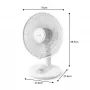 Philips 1000 Series stalinis ventiliatorius, baltas