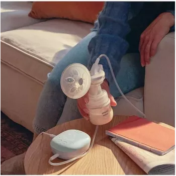 Philips Avent vienkartinis elektrinis motinos pieno siurblys su 125 ml buteliuku