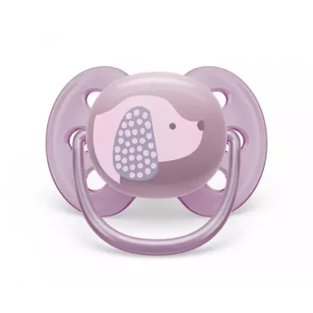 Philips Avent Ultra Soft DECO žindukas 6-18 mėn., 1 vnt., mergaitėms