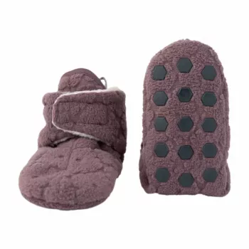 Lodger Slipper Folklore Fleece kūdikių šlepetės, alyvinės, 6-12 mėn.