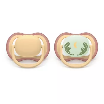 Philips Avent Ultra Air dienos ir nakties čiulptukas, 0-6 mėnesių, 2 vnt.