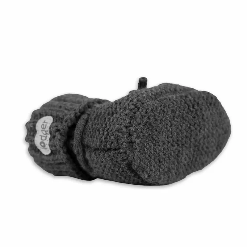 Lodger Slipper Merino Wool kūdikių šlepetės, Pigeon, 0-6 mėn.