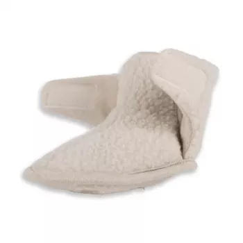 Lodger Slipper Teddy kūdikių šlepetės, Birch, 3-6 mėnesių