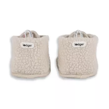 Lodger Slipper Teddy kūdikių šlepetės, Birch, 3-6 mėnesių