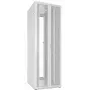 DSIT 47U 19 inch serverinė spinta, perforuotos dvigubos durys priekyje ir gale, balta, 800x1000x2200 mm (DS8047DD-W)