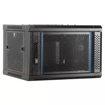 DSIT 6U sieninis serverių spintos korpusas su perforuotomis priekinėmis durelėmis 600x450x367mm (DS6406PP)