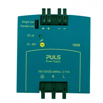PULS MiniLine ML100.100 DIN bėgių maitinimo šaltinis 24V DC 4.2A 100W