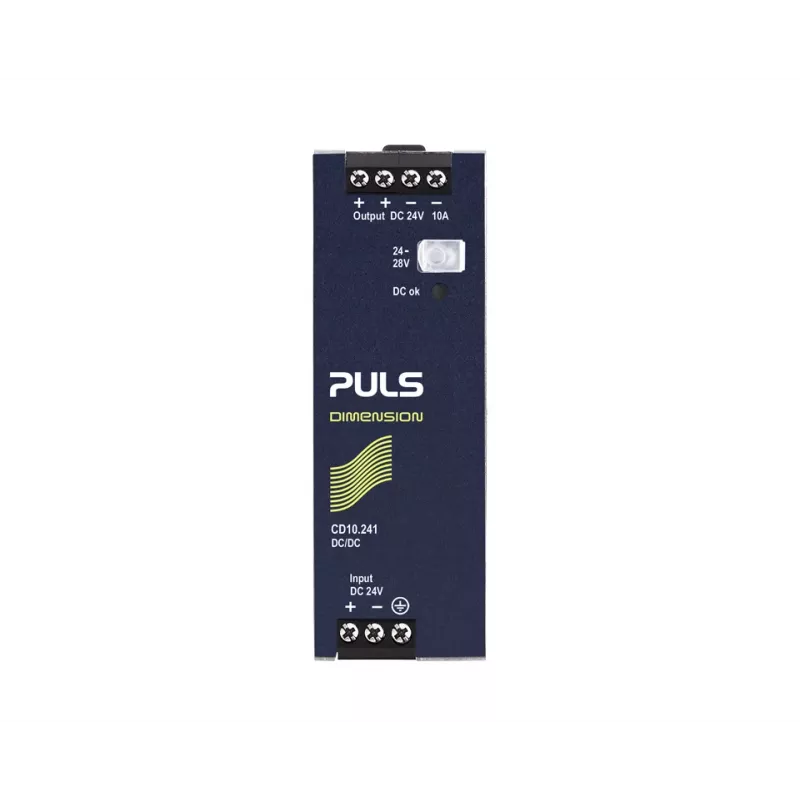 PULS CD10.241 DC/DC keitiklis 24V 10A 240W DIN bėgiui