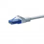 DSIT CAT6a U/UTP Ethernet tinklo kabelis, 100% varis, 1,5 m, baltas DC-U6A2-015