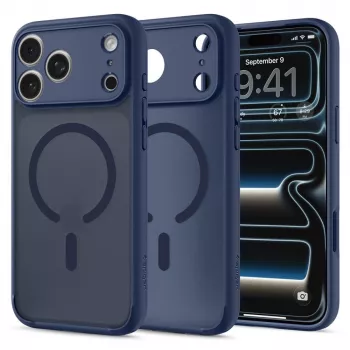 Spigen Ultra Hybrid MagSafe dėklas iPhone 17 Pro / 18 Pro - Frost Deep Blue
