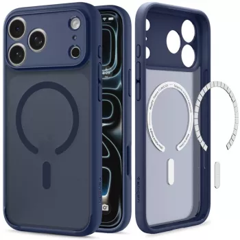 Spigen Ultra Hybrid MagSafe dėklas iPhone 17 Pro / 18 Pro - Frost Deep Blue
