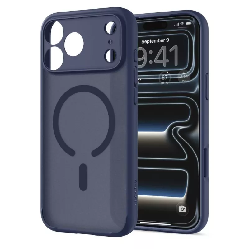 Spigen Ultra Hybrid MagSafe dėklas iPhone 17 Pro / 18 Pro - Frost Deep Blue