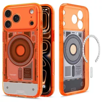 Spigen Ultra Hybrid MagSafe dėklas iPhone 17 Pro / 18 Pro - C1 Tangerine