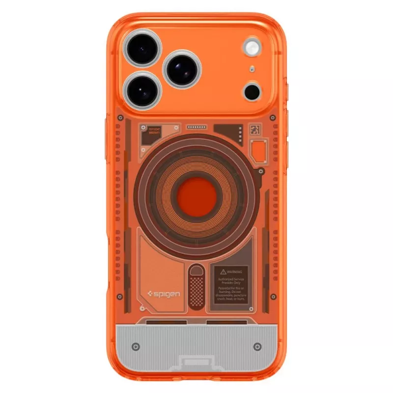 Spigen Ultra Hybrid MagSafe dėklas iPhone 17 Pro / 18 Pro - C1 Tangerine