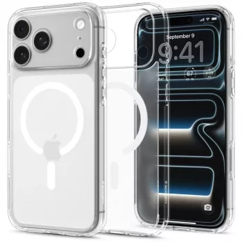 SPIGEN Ultra Hybrid MagSafe dėklas iPhone 17 Pro Max / 18 Pro Max - Frost White