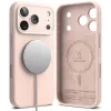 Ringke Silicone Magnetic MagSafe dėklas iPhone 18 Pro Max - Pink Sand