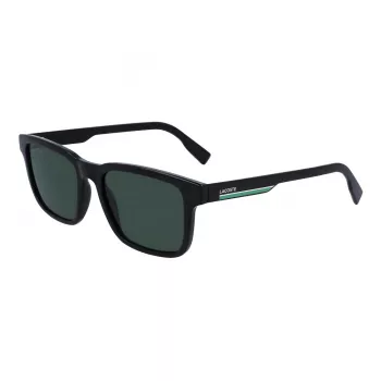 Lacoste L997S-1 stačiakampiai akiniai nuo saulės vyrams, juodi/pilki, 54mm