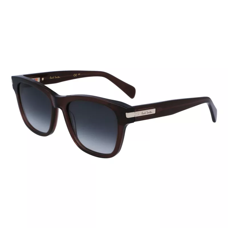 Paul Smith Unisex akiniai nuo saulės P23601SHOWIT stačiakampio formos juodas rėmelis, tamsiai pilki stiklai 55-19-145