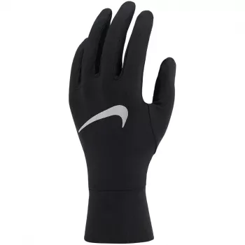 Nike Dri-FIT Accelerate moterų bėgimo pirštinės juodos S dydžio