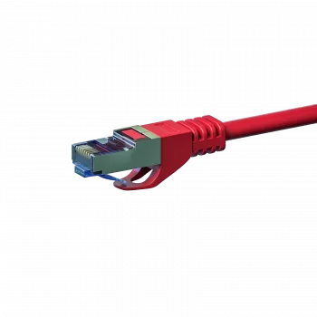 DSIT CAT 6a S/FTP LSOH tinklo kabelis 20m raudonas DC-6A5-200