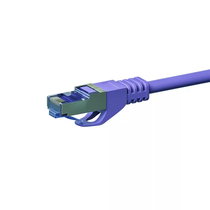 DSIT CAT 6a S/FTP LSOH tinklo kabelis, 50 m, violetinės spalvos DC-6A8-500