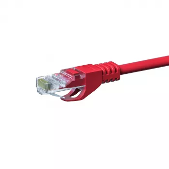 DSIT CAT 5e U/UTP tinklo kabelis, 0,25 m, raudonas, CCA, RJ45 DC-C55-002