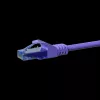 DSIT UTP CAT6a 0,25 m violetinis tinklo kabelis (patch) - 100% varis (DC-U6A8-002)