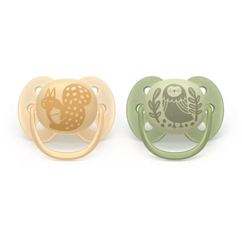 Philips Avent Ultra Soft DECO žindukas 6-18 mėn., 2 vnt.