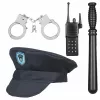 Souza! Policijos pareigūno kostiumas su kepure ir aksesuarais, 4-7 metų