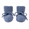 Lodger Slipper Merino Wool kūdikių šlepetės, Storm, 0-6 mėn.