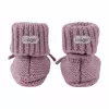 Lodger Slipper merino vilnos kūdikių šlepetės, rausvos (mauve), 0-6 mėn.