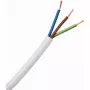 HEINRICH KOPP H05VV5-F 3G 1mm² baltas PVC alyvai atsparus lankstus kabelis 10m 151710849