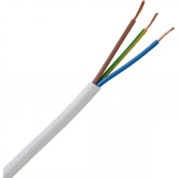 HEINRICH KOPP H05VV5-F 3G1,5mm² baltas lankstus PVC kabelis 5m 151805840