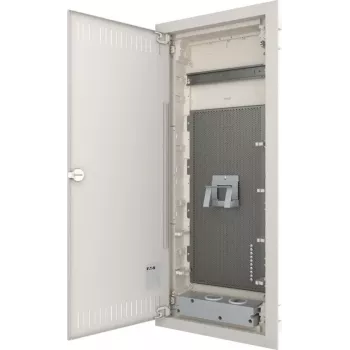 Eaton KLV-60UPM-F įleidžiamas skirstomasis skydas, 5 eilės, 60 modulių, IP30, baltas 302418