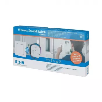 Eaton xComfort belaidis sieninis jungiklis, 2 kanalų mygtukas CPAD-00/215 193730
