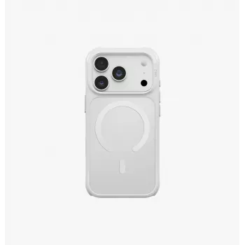 UNIQ Veren MagClick įkrovimo dėklas iPhone 18 Pro / 17 Pro - Chalk Frost