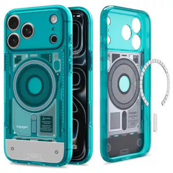 Spigen Ultra Hybrid MagSafe dėklas iPhone 17 Pro Max / 18 Pro Max - C-One Bondi Blue