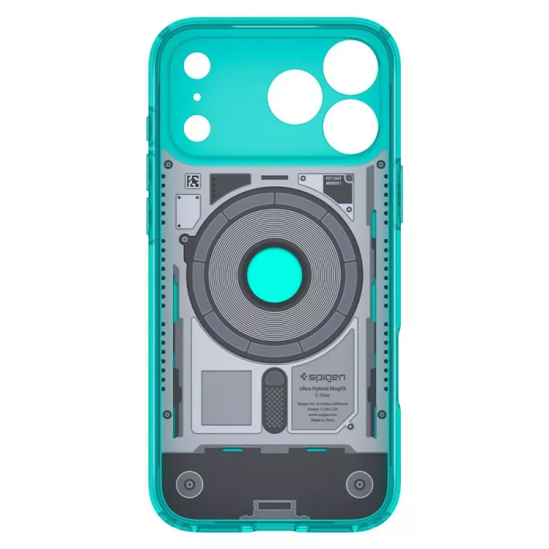Spigen Ultra Hybrid MagSafe dėklas iPhone 17 Pro Max / 18 Pro Max - C-One Bondi Blue