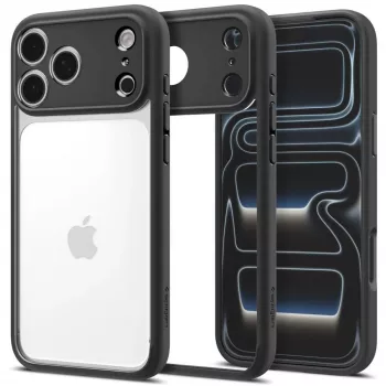Spigen Ultra Hybrid dėklas, skirtas Apple iPhone 18 Pro Max / 17 Pro Max - matinė juoda