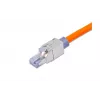 Wirewin WKS FK RJ45 KAT6A lauko sąlygomis montuojamas RJ45 kištukas, Cat6A, ekranuotas, be įrankių, cinko lydinio korpusas, auksuoti kontaktai, 22-24 AWG, 6-9 mm kabeliui