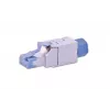 Wirewin WKS FK RJ45 KAT6A lauko sąlygomis montuojamas RJ45 kištukas, Cat6A, ekranuotas, be įrankių, cinko lydinio korpusas, auksuoti kontaktai, 22-24 AWG, 6-9 mm kabeliui