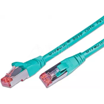 Wirewin Cat6 S/FTP LSOH tinklo kabelis, 10m, turkio spalvos PKW-PIMF-KAT6 10.0 TK