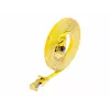 Wirewin SLIM PKW-STP-SLIM-K6A 0,1 m Cat6a U/FTP tinklo kabelis, geltonas