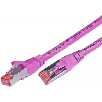 Wirewin S/FTP CAT6 0,25 m tinklo kabelis, rausvas (PKW-PIMF-KAT6 0.25 MG)