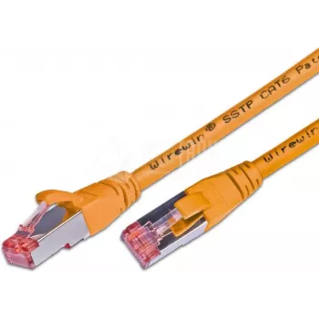 Wirewin S/FTP CAT6 0,25 m tinklo kabelis, oranžinis (PKW-PIMF-KAT6 0.25 OR)