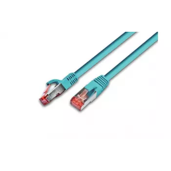 Wirewin S/FTP CAT6 0,75 m tinklo kabelis, turkio spalvos (PKW-PIMF-KAT6 0.75 TK)