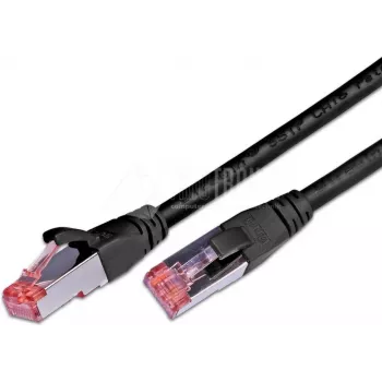 Wirewin Cat6 S/FTP PIMF tinklo kabelis, LSOH, juodas, RJ45 PKW-PIMF-KAT6 2.0 SW