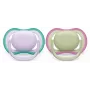Philips Avent Ultra Air žindukas 0-6 mėn., 2 vnt., mergaitėms, rožinė/violetinė, SCF085/24